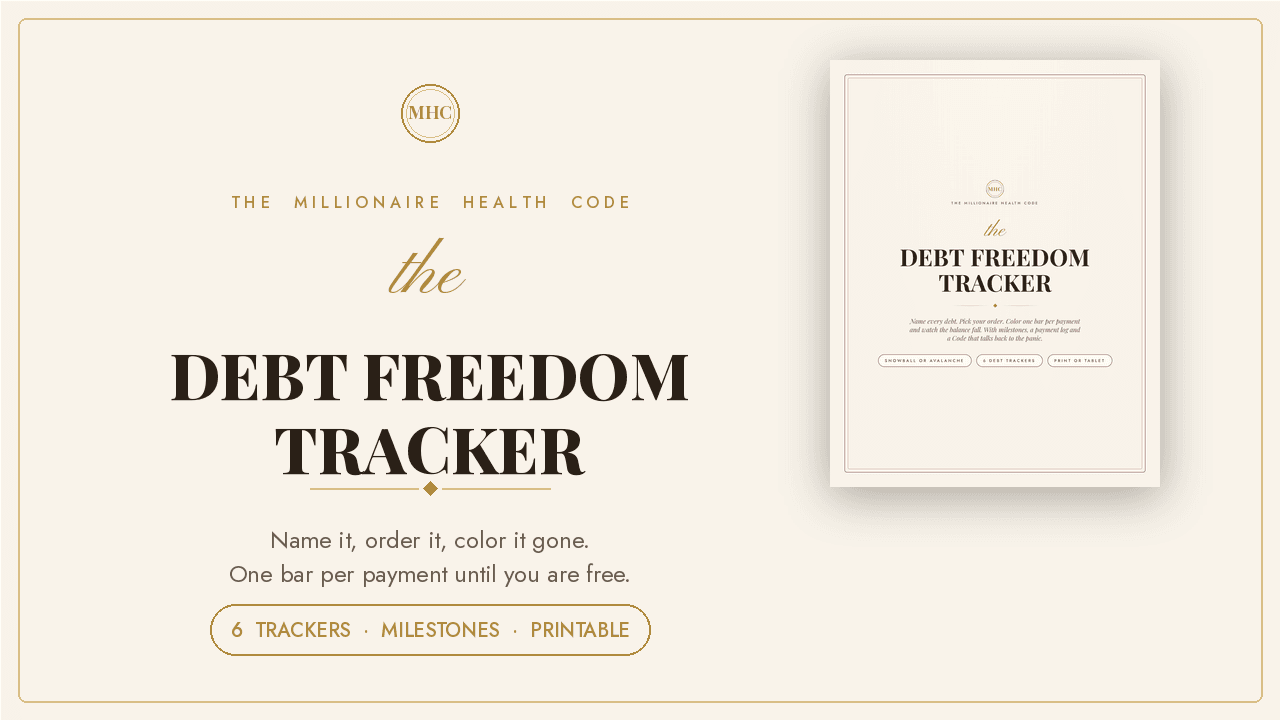 The Debt Freedom Tracker cover
