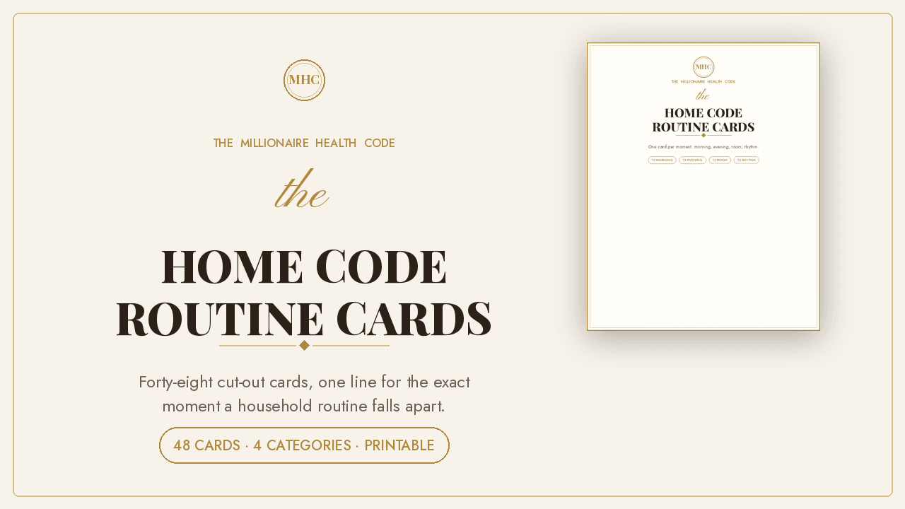 The Home Code Routine Cards cover