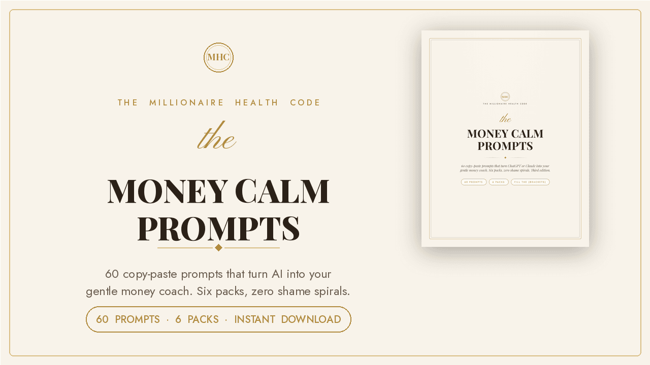 The Money Calm Prompts cover