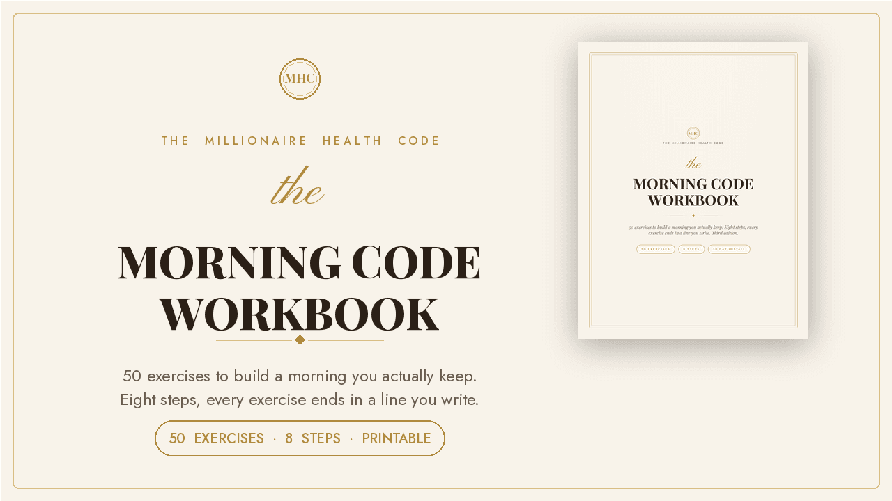 The Morning Code Workbook cover