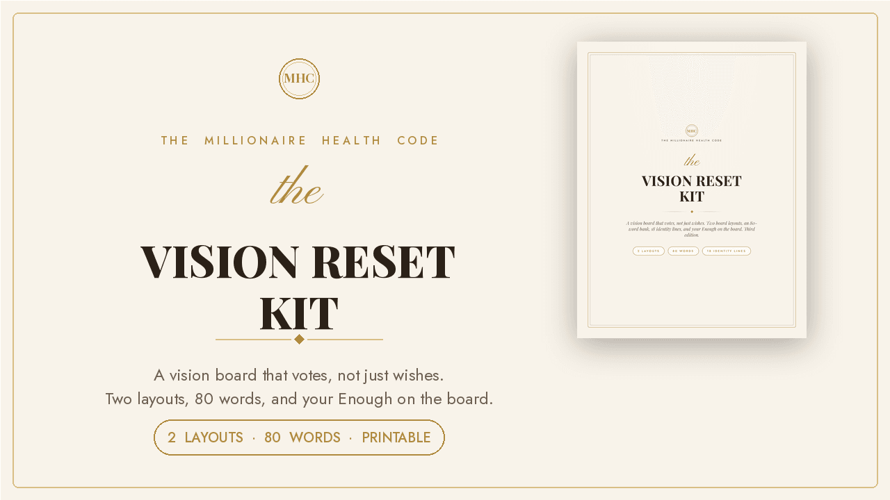 The Vision Reset Kit cover