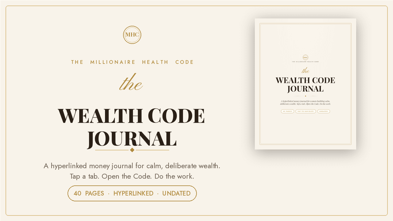 The Wealth Code Journal cover